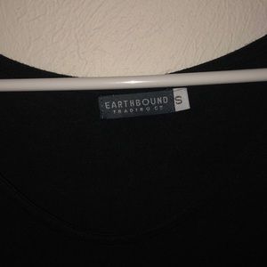 Black earthbound ruffle dress